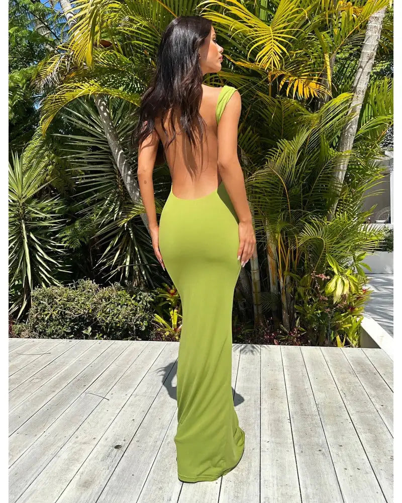 Classy Backless Dress 50% Discount at Checkout